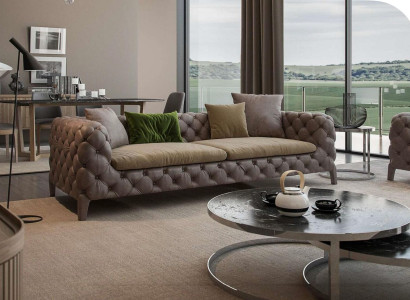 Tauper Chesterfield Three Seater Luxury Modern Sofa Style Living room furniture
